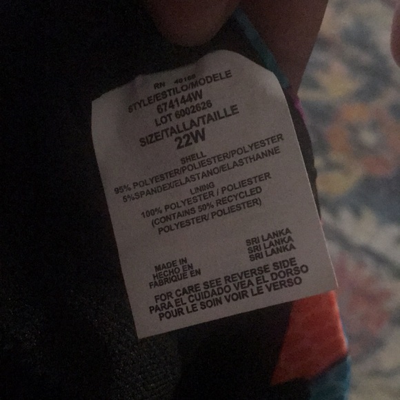 New Aqua Green Plus Size Racerback Tankini - Picture 7 of 7